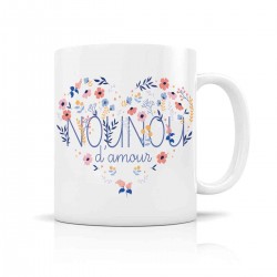 Mug ceramic 350ml - Nounou d'amour