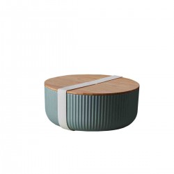 Bioloco Plant Deluxe Salad bowl with bamboo lid Sage - Chic Mic