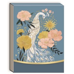 Pocket carnet de notes aimanté - Spring Garden (peacock)