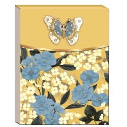 Pocket carnet de notes avec broche - Spring Garden (gold garden)