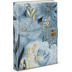Carnet de notes avec broche - Spring Garden (blue garden)
