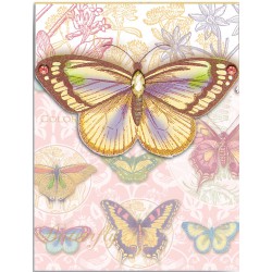 Pocket Carnet Notes 'Pastel Butterflies'