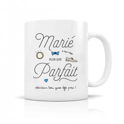 Mug ceramic 350ml - Marié plus que parfait
