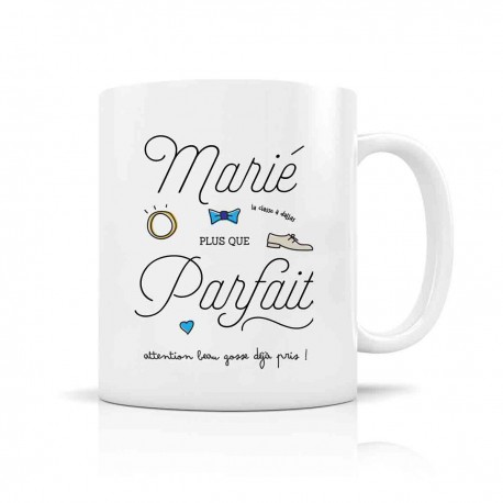 Mug céramique 350ml - Marié plus que parfait