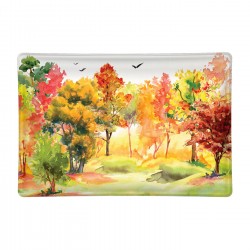 Rectangle glass soap dish - Orchard Breeze