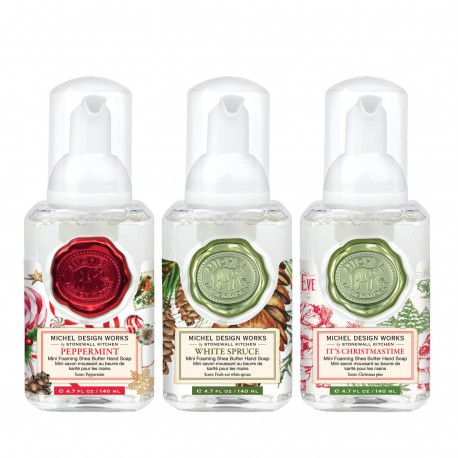 Mini Foaming Soap Set - Peppermit/Spruce/Christmastime