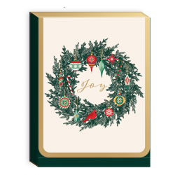 Pocket carnet de notes aimanté Noël - Wreath
