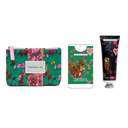 Cosmetic Bag whih hand cream & spray - Nathalie Lété (forest Folk)